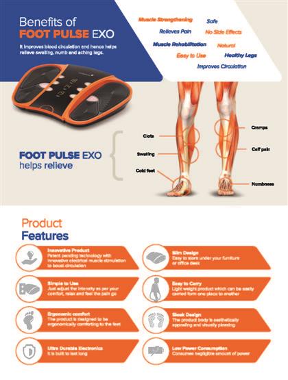 Companio Foot Massager Automatic Machine Exopulse By Companio And Also Massager From Indianitems In