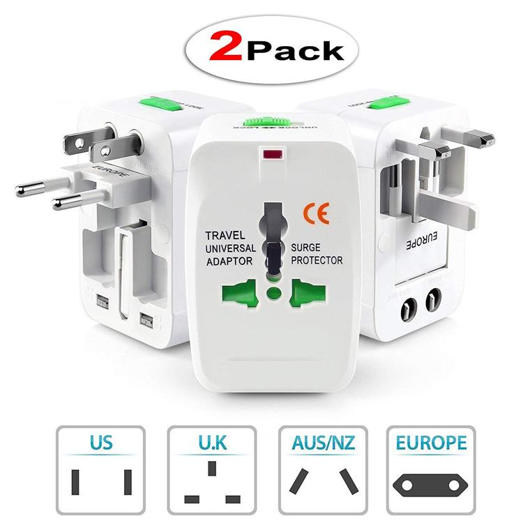 All in One Adapter White - 2 Pack
