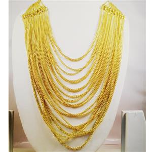 Fully filled gold chain chic and stylish necklace