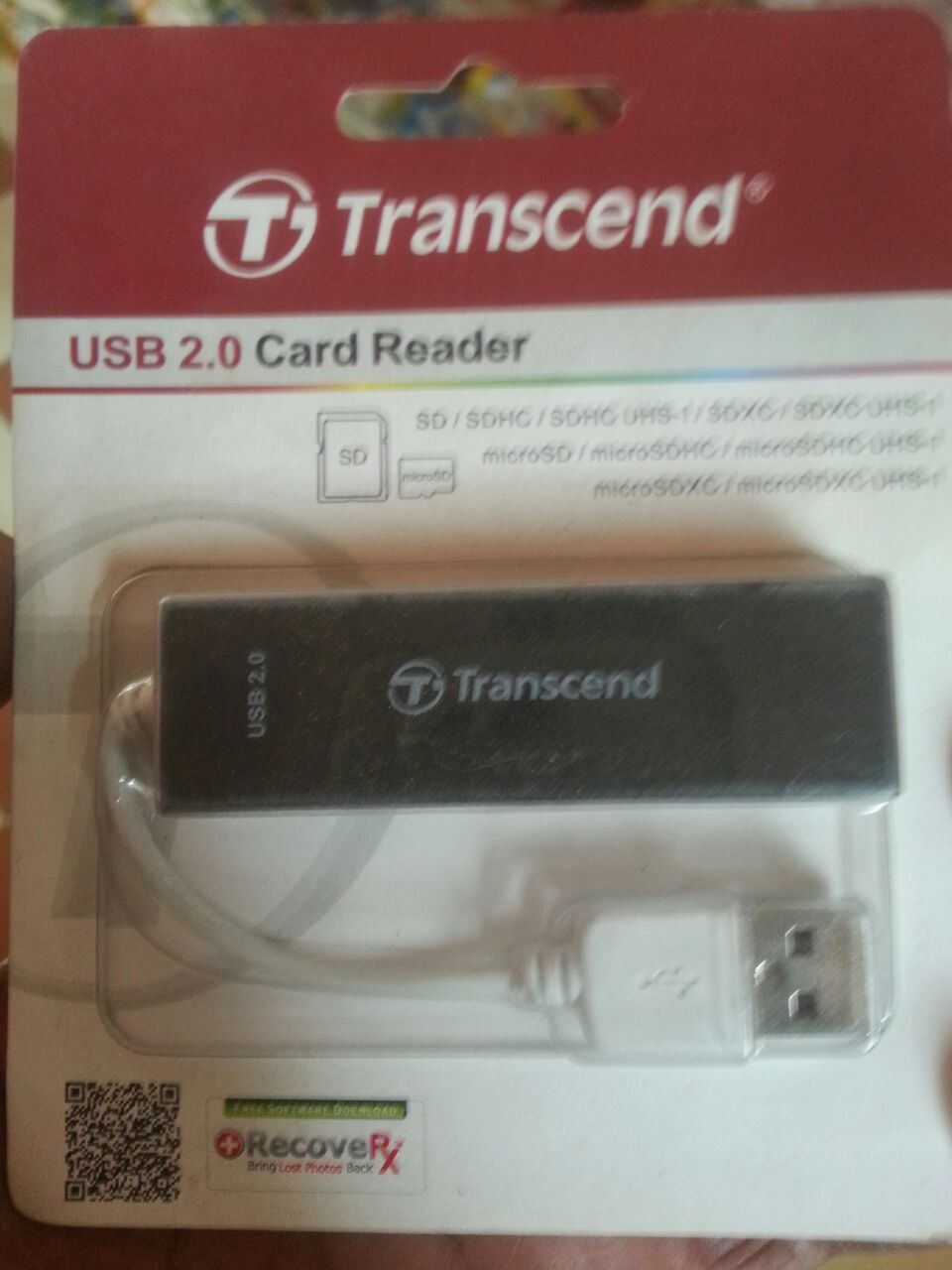 NEW TRANSCAND HIGH SPEED USB 2.0 CARD READER ALL IN ONE CARD